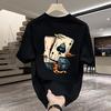 Men's Trendy Round Neck Short-Sleeve T-Shirt - 2024 Summer Hot-Selling Pure Cotton Print