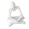 Abstract Thinker Statue Tabletop Decorative Sculpture for Decor