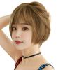 FORCUTEU Wig Short Bob Blonde Full Wig for Women Natural Small Face Heat Resistant Everyday Use Included Net/Comb
