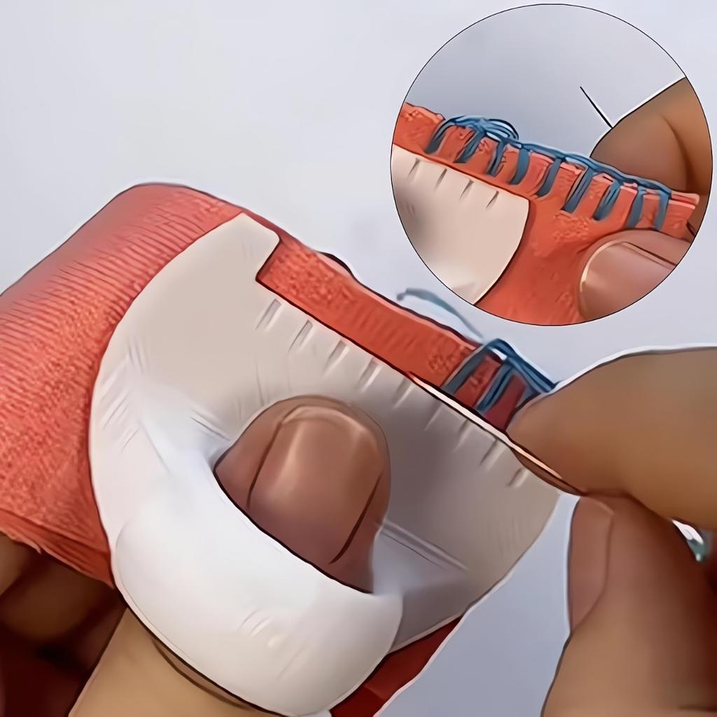 Simple Stitching Tools - Durable Plastic Edge Stitch Lock and Sewing Tools for Beginners and Seniors, 4mm and 3mm Spacing, Perfect for DIY Hand