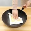 1PC Kitchen Printed Absorbent Dishcloth Cellulose Cleaning Cloths Wet Dry Household Rag Reusable