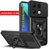 Slide Camera Armor Funda for Redmi Note 13 4G Case Ring Stand Protect Phone Cover for Xiaomi Redmi Note 13 4G Capa