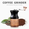 Портативная ручная кофемолка, регулируемый керамический диск, компактная и легкая, подходит для дома, офиса и использования на открытом воздухе