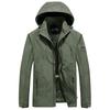 Men's Large Size Casual Outdoor Sportswear Jacket Spring and Autumn Medium and Long Jacket