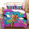 Home Bedding Single Double Bed Full Size Deer Print Pillowcase and Quilt Cover Bedding Home Decoration Bedding Large Bed Quilt Cover Full Size