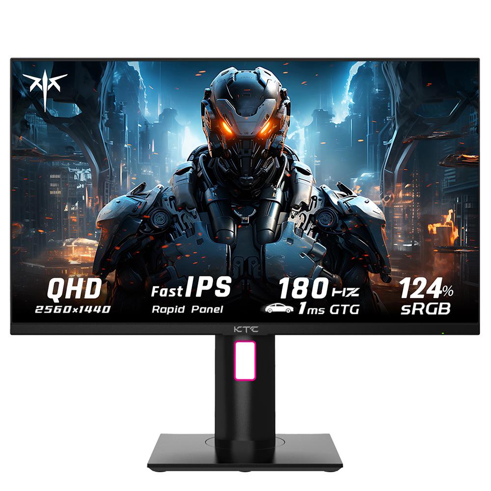 KTC H27T22 Gaming Monitor 27-inch 2560x1440 QHD 165Hz Fast IPS 1ms Response Time 100% sRGB HDMI2.0 DP1.2