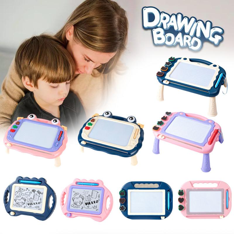 Kids Writing Magnetic Drawing Slate Magic Eraser Doodle Pad Color Board Sketch