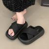 Thick-bottomed Cross-strapped Slippers for Women's Summer Wear 2025 New Models with Skirts Internet Celebrities Fashion Beach One-word Cool Slippers