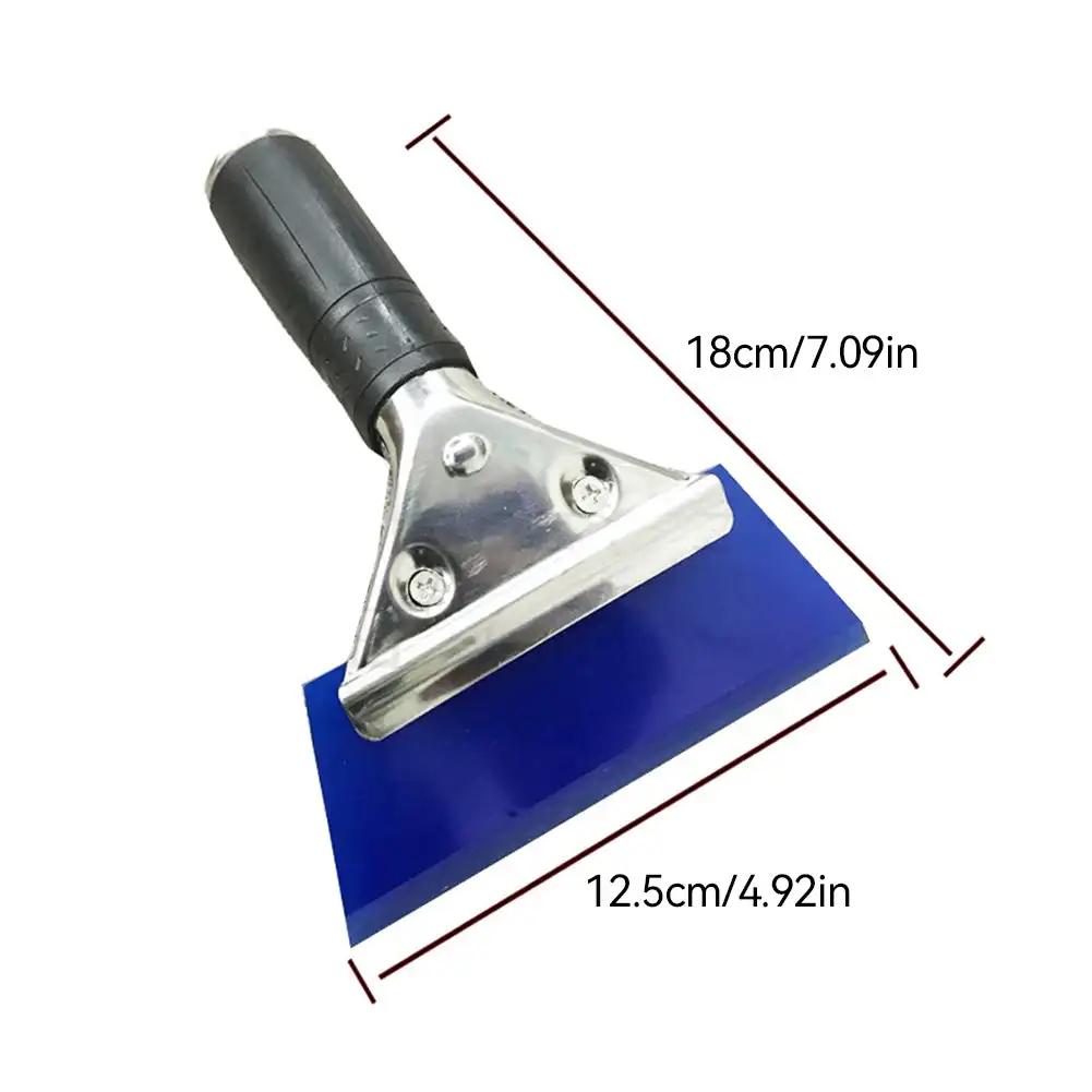 Rubber Scraper Blade Shovel Handle Window Tint Glass Wash Cleaning Tool Carbon Film Wrapping Car Squeegee Car Winter Accessories