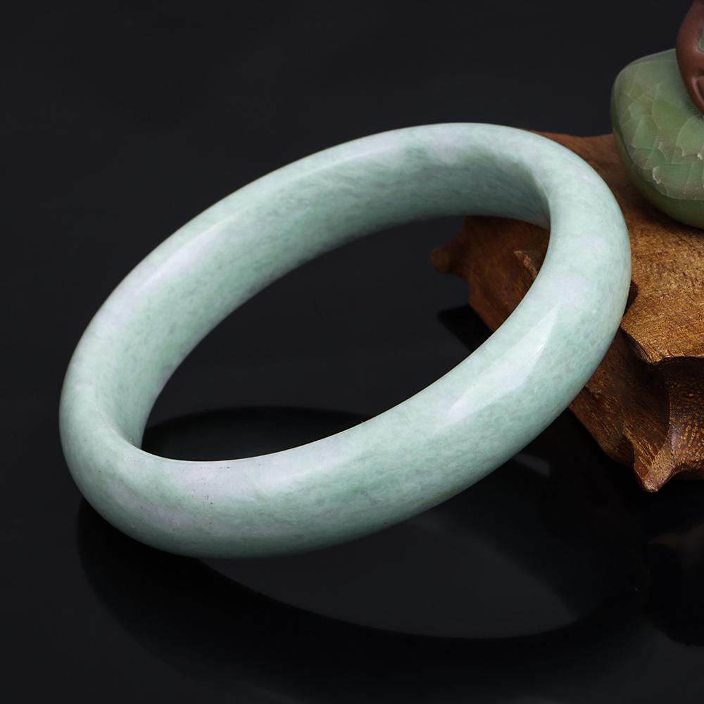 Gift for Women Men Wedding Charm Jewelry Green Jade Bracelet Natural Stone Bangle Emeral Jewelry