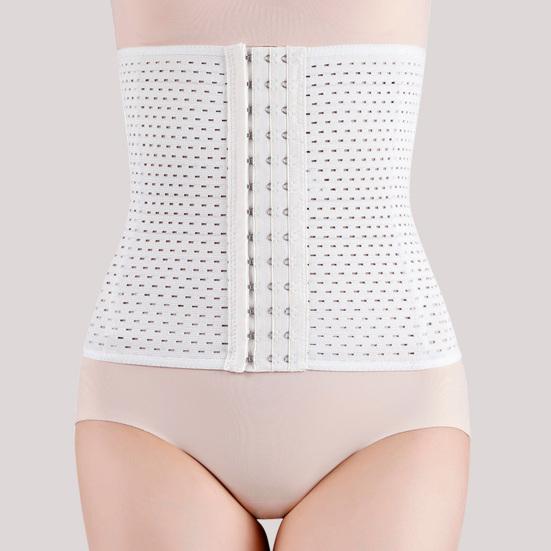 Waist Slimming Belt Good Elasticity Fat Burning Adjustable Cut-out Breathable Body Sculpting Tight Waist Trainer Body Shaper Corset Daily Wear