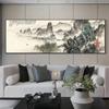 Traditonal Chinese Style Mountain and River Canvas Painting Poster Print Wall Art Picture Hall for Office Living Room Home Decor