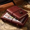 Handmade First Layer Cowhide Book Genuine Leather Hand Account Binder Notebook Retro Nostalgic Travel Diary