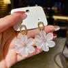 Flower Petals Dangle Earrings for Women  Creative Design Temperament Personality Jewelry Girl Gift Brincos