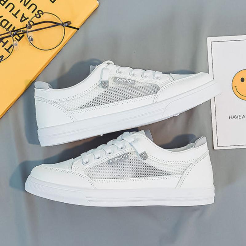 Fashion Woman Footwear Lace Up Athletic Mesh Breathable Flat Sneakers Sports Shoes for Women Sale Y2k Fashion Cotton 39 Walking Luxury A