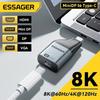 Essager USB Type-C To HDMI DP VGA Mini DP Adapter 8K@60Hz 4K@120Hz HD Video Transmission Converter for MacBook PC Laptop Phone