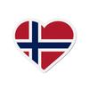 Aimant Coeur Drapeau Norvège - Multicolore - 10 Cm - 50 Pièces - Résine Synthétique - Mixte