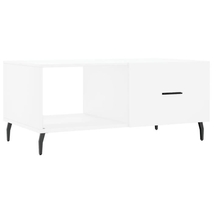 VidaXL Coffee Table White 90x50x40 Cm Engineered Wood 829228