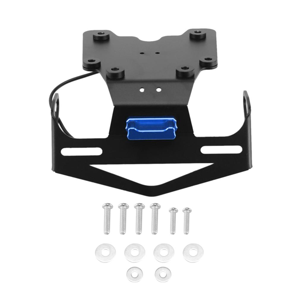Motorcycle License Plate Holder Mount Bracket Assembly For Yamaha Tenere 700 2019 2020 2024