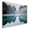 Canvas Print, Mountains Landscape Lake