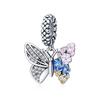 2022 New 925 Sterling Silver Animal Butterfly Cartoon Heart Bead Fit Original Fashion Charms Bracelet Women Jewelry Diy Gift