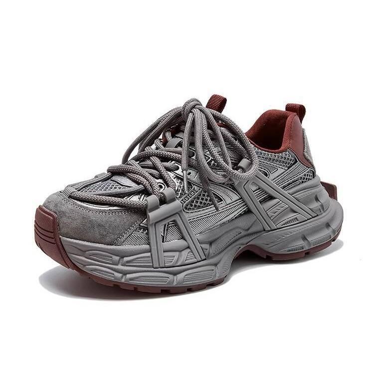 Sneakers British Style Autumn and Winter New Platform Dad Shoes Casual, Light and Comfortable Versatile Niche Women's Shoes