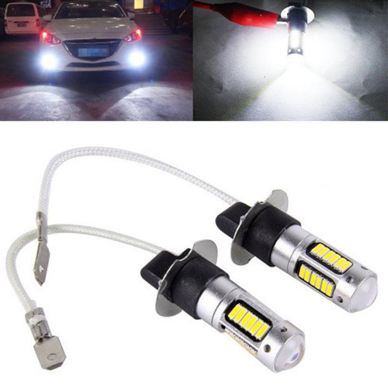 LED Car Fog Light: H1/H3 4014 30SMD Front & Rear, Anti-Fog 880/881, T10 Indicator
