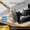 Mini Household Drill Grinder Conversion Head Sharpener with Grinding Wheel for Metal Polishing.