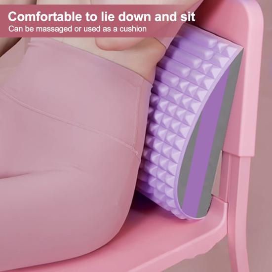 Neck Back Stretcher Cervical Spine Lower Back Pain Relief Massager EVA Cushion Sciatica Herniated Disc Scoliosis Lumbar Stretching Back Cracker