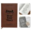 Dad I Want To Hear Your Story Journal Soft-Touch Faux Leather Notebook
