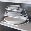 Kitchen Drain Iron Rack 3 Levels Different Size Plates Bowl Cup Separate Storage Rack Dishes Bowl Stand Hold