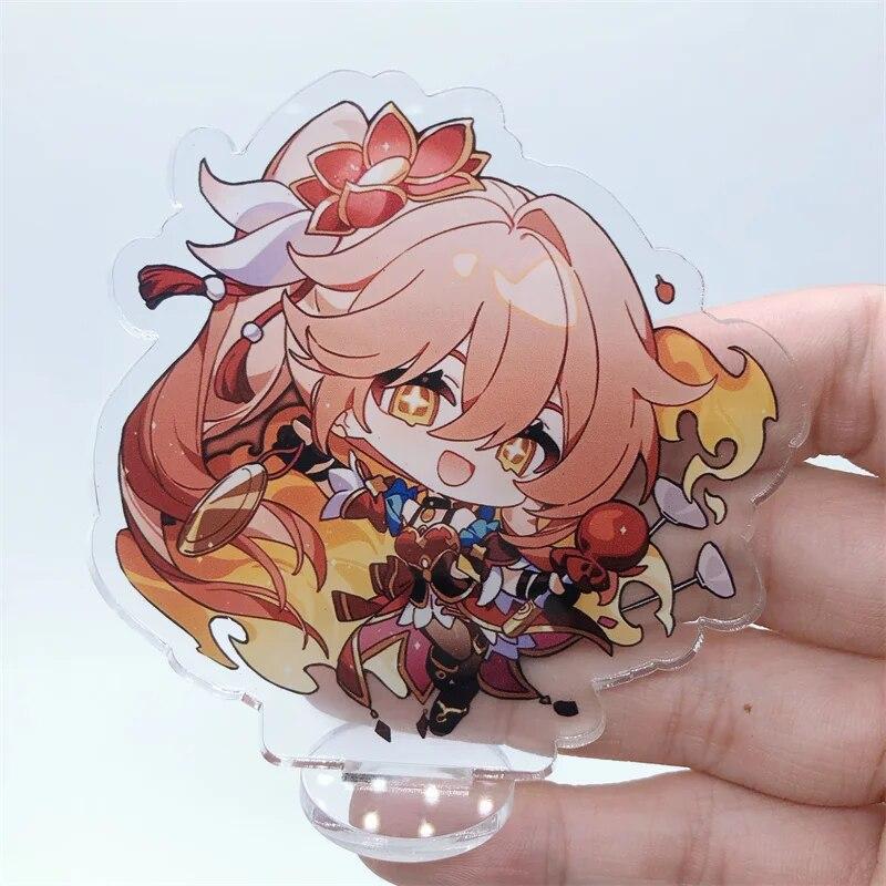 Honkai Star Rail Jingliu HuoHuo Guinaifen Topaz Figure Stand Plate Anime Cosplay Prop Accessories