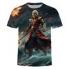Domestic 3A Game Black Myth. Wukong Printed T-shirt China-Chic Versatile Men's Casual Short Sleeve Quick Drying Clothes