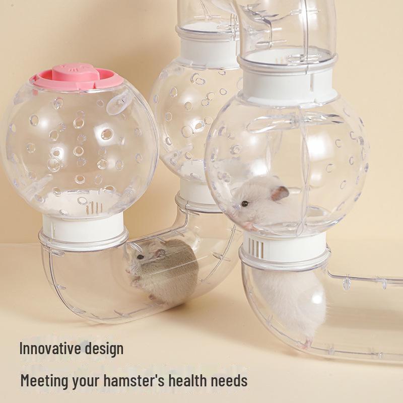 Golden Bear Hamster Tunnel: DIY Tube Module for Cage and Landscaping