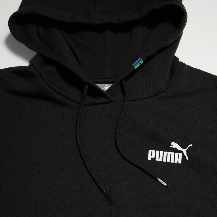 Puma Womens Basic Series Hooded Breathable Comfortable Sports Hoodie Women Hoodies Black 621565-01