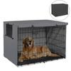 Universal Durable Dog Crate Cover Pet Kennel Cover Folding Cover for 25-49 Inches Wire Dog Crate