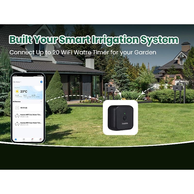 Garden Irrigation Watering System, Automatic Water Timer, Remote Sprinkler Programmer