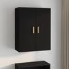 VidaXL Wall-mounted Hanging Cabinet Black 69.5x34x90 Cm 812259