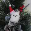 Plush Simulation Owl Bunny Christmas Tree Hanging NEW Animal Models  Party Decoration