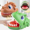 Triceratops Shape Hand-biting Crocodile Scary Toy Safe Hand-biting Dinosaur  Children Toys
