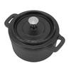Dutch Oven Double Traditional Style Thickened Ergonomic Handle Insulation Cast Iron Cooking Pot