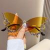 Diamond Oversized Butterfly Sunglasses Purple Sunglasses for Women Bling Sun Glasses Ladies Shades
