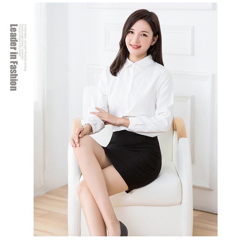 Профессиональная черная юбка-бодикон с высокой талией и карманами - Весенне-осенняя приталенная рабочая одежда