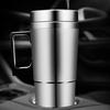 Car Electric Kettle Detachable Fast Heating 12/24V 300ml Stainless Steel