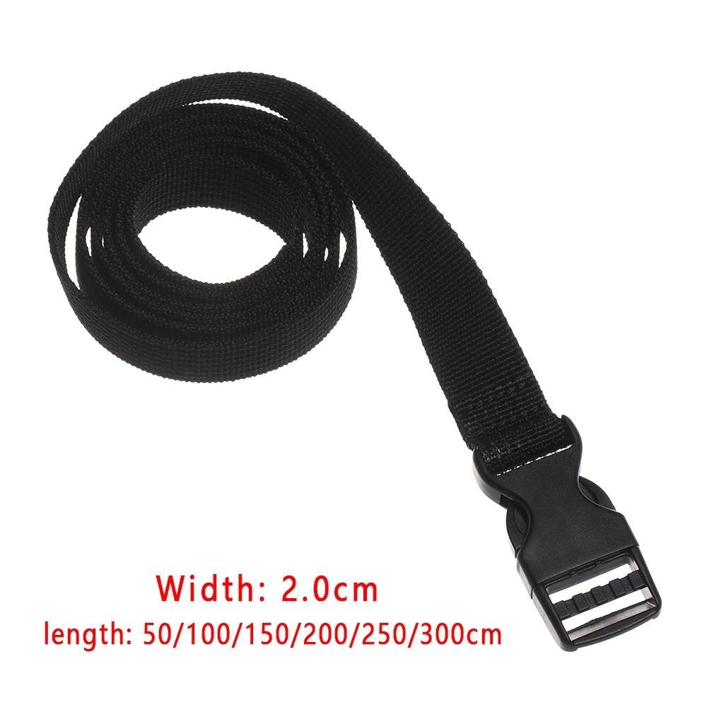 Outdoor Travel Tied Kits Cam Buckle Cargo Tie Nylon Travel Tied Tighten Belt Strap Release Buckle