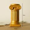 Roman Pillar Greek Column Statue Candle Holder Resin Figurine Home Desktop Decor Ornament Photography Prop Architectural Detail