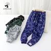 Korean Style Cartoon Print Casual Sweatpants for Boys - Spring/Autumn Collection