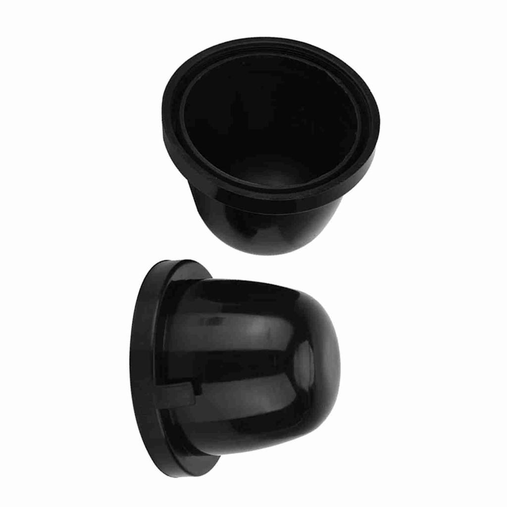 2Pcs 85mm Black Rubber Car LED Headlight Dust Cover Housing Seal Cap Waterproof