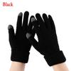Girls Winter Warm Mittens Knitted Wool Touch Screen Full Finger Women Gloves