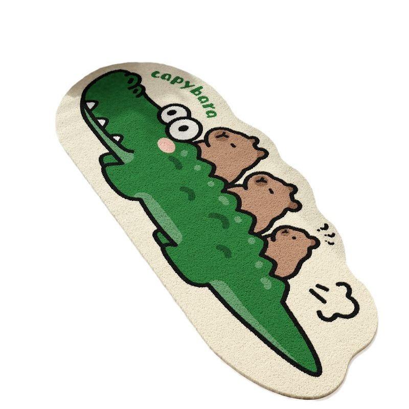 Imitation Cashmere Carpet Bedroom Bed Blanket Cute Cartoon Children's Home Long Strip Living Room Room Thickened Sofa Floor Mat